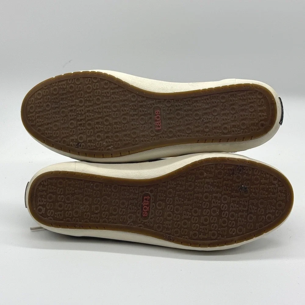 Taos Star Sneakers Women 8.5 Navy Daisy Floral Canvas‎ Lace Up Comfort Shoes